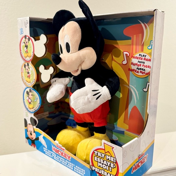 DISNEY JUNIOR Mickey Mouse Hot Diggity Dance Mickey Plush Toy with Movement.NEW - Picture 7 of 8